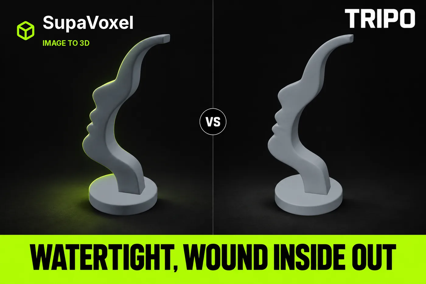 Hunyuan 3D: Tripo 3D Vs 3D Studio Review, Inverted Winding